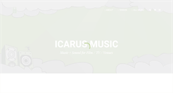 Desktop Screenshot of icarusmusic.com